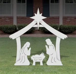 Medium Holy Family Outdoor Nativity Set