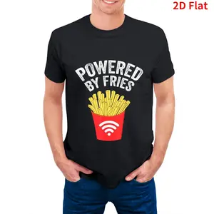 Powered By French Fries Shirt - French Fries T-Shirt