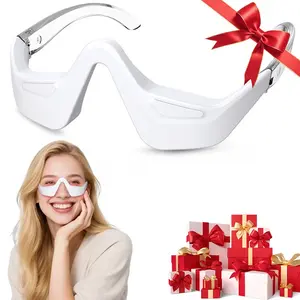 New Portable Eye Massager for Dark Circles, Rechargeable Ultrasonic Eye Massager, Mini Eyelid Massage Tool, Perfect Gift for Valentine's Day