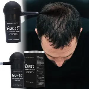 BUNEE 2-Pack Men's Hair Building Fiber Powder, Instantly Thickens for Immediate Fullness | Easy-to-Use Spray Nozzle Design | Volumizing Styling Powder for Men
