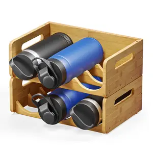 SpaceAid® Water Bottle Organizer Tumbler Organizers, Wine Bottle Storage