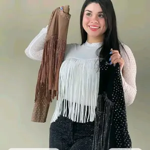 Kamelia Women's Top with Rhinestones - Stylish Cowgirl Outfit, Versatile Wear, Embellished Design, Perfect for Casual & Formal Occasions