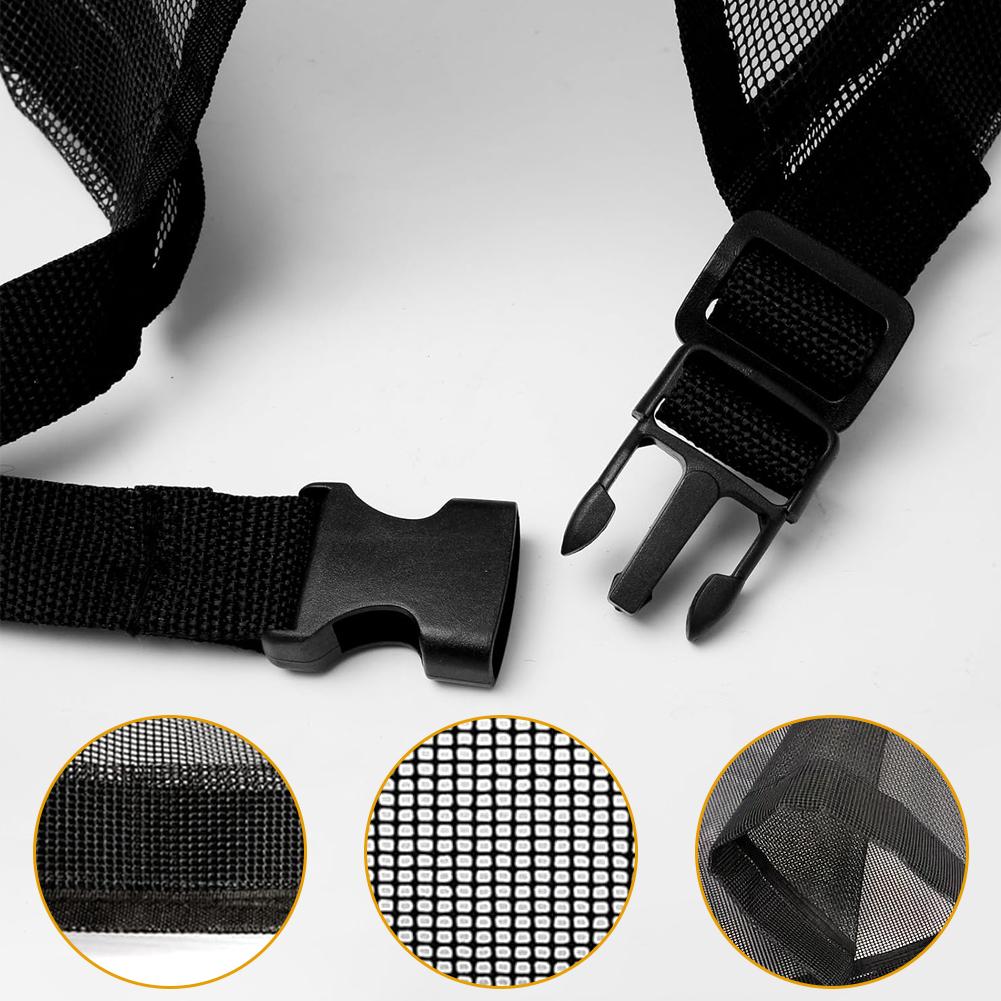 Outdoor AC Cover for Outside Units - Heavy-Duty Mesh Protector Cover with Reinforced Elastic Strap Closure, Weatherproof, UV-Resistant, All-Seasons Option (Multiple Sizes for Household Use)
