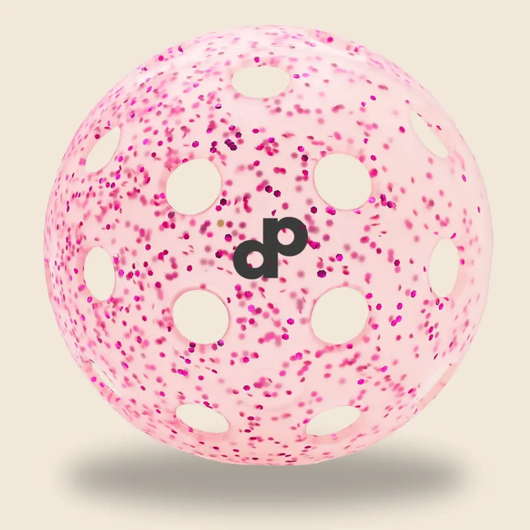 Dope Pickleball Co. Pink Glitter Outdoor Pickleballs Dope Pickleball Co. Pink Glitter Outdoor Pickleballs