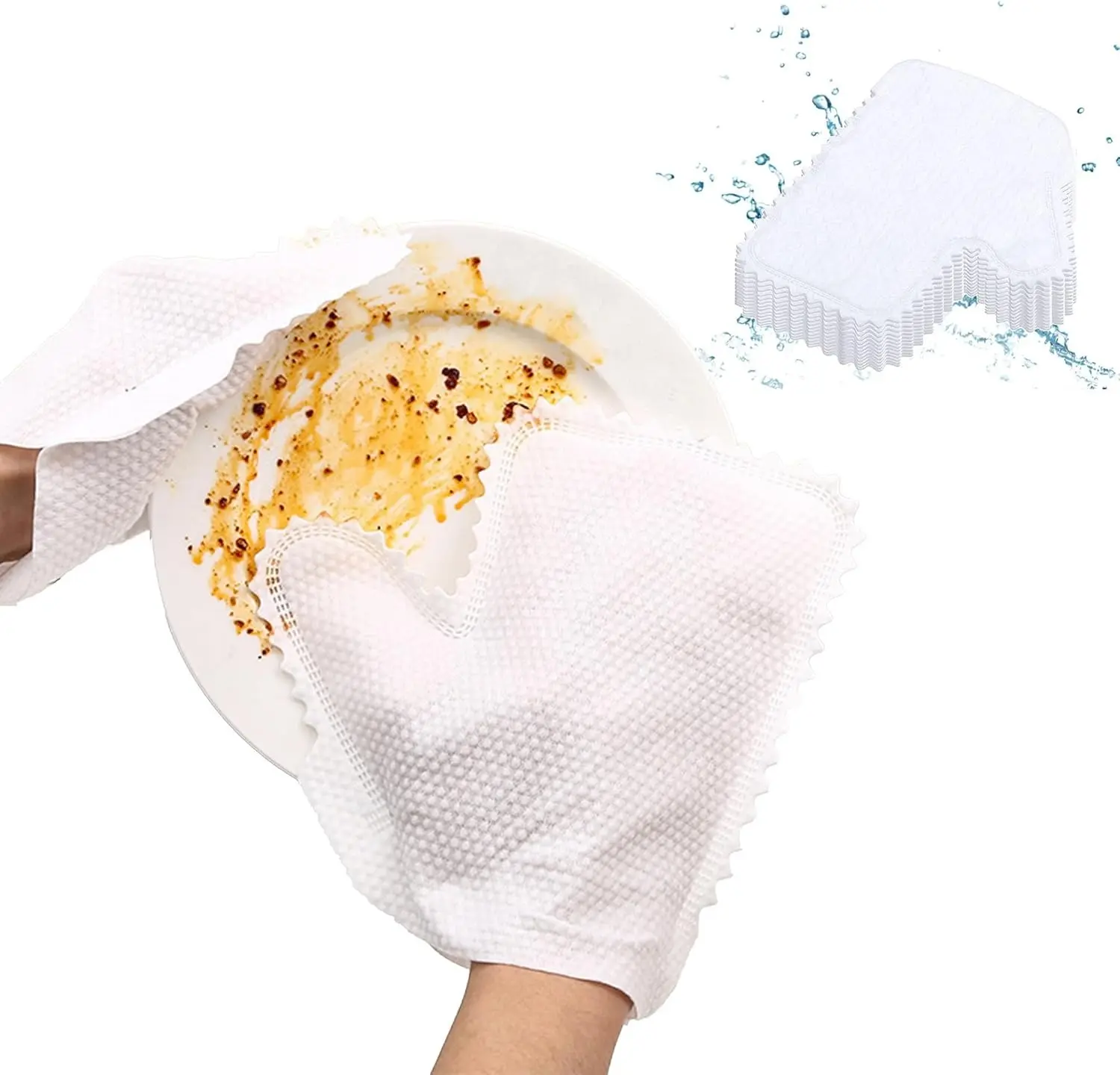 30 pieces of white washable dishwashing gloves, household dishwashing and dust removal protective gloves, comfortable kitchen cleaning brush for home cleaning tasks