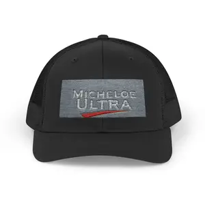 Michelob Ultra Logo Patch Snapback Trucker Cap | Sequin Patch, Mesh Back