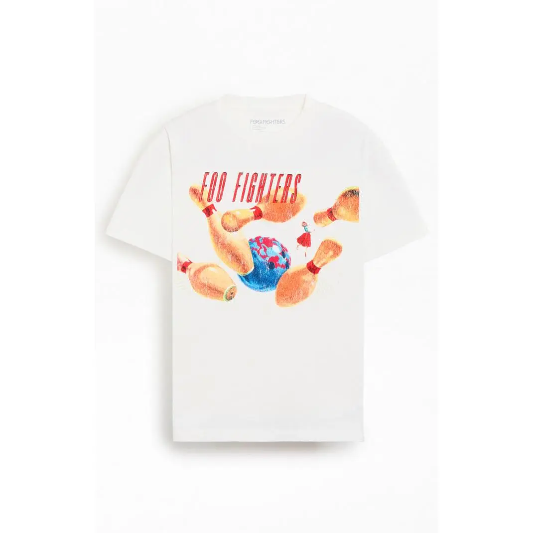 PacSun Men's Foo Fighters T-Shirt - Multicolor