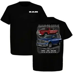 RAM Trucks T-Shirt, RAM 1500 American Truck Classic Cotton Tee For Power Fans, Casual Tee For Pickup & Streetwear Enthusiasts