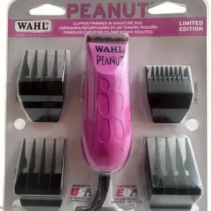 Wahl Orchid Pink/Black Peanut Clipper/Trimmer 3025896 – Compact, Powerful Grooming Tool