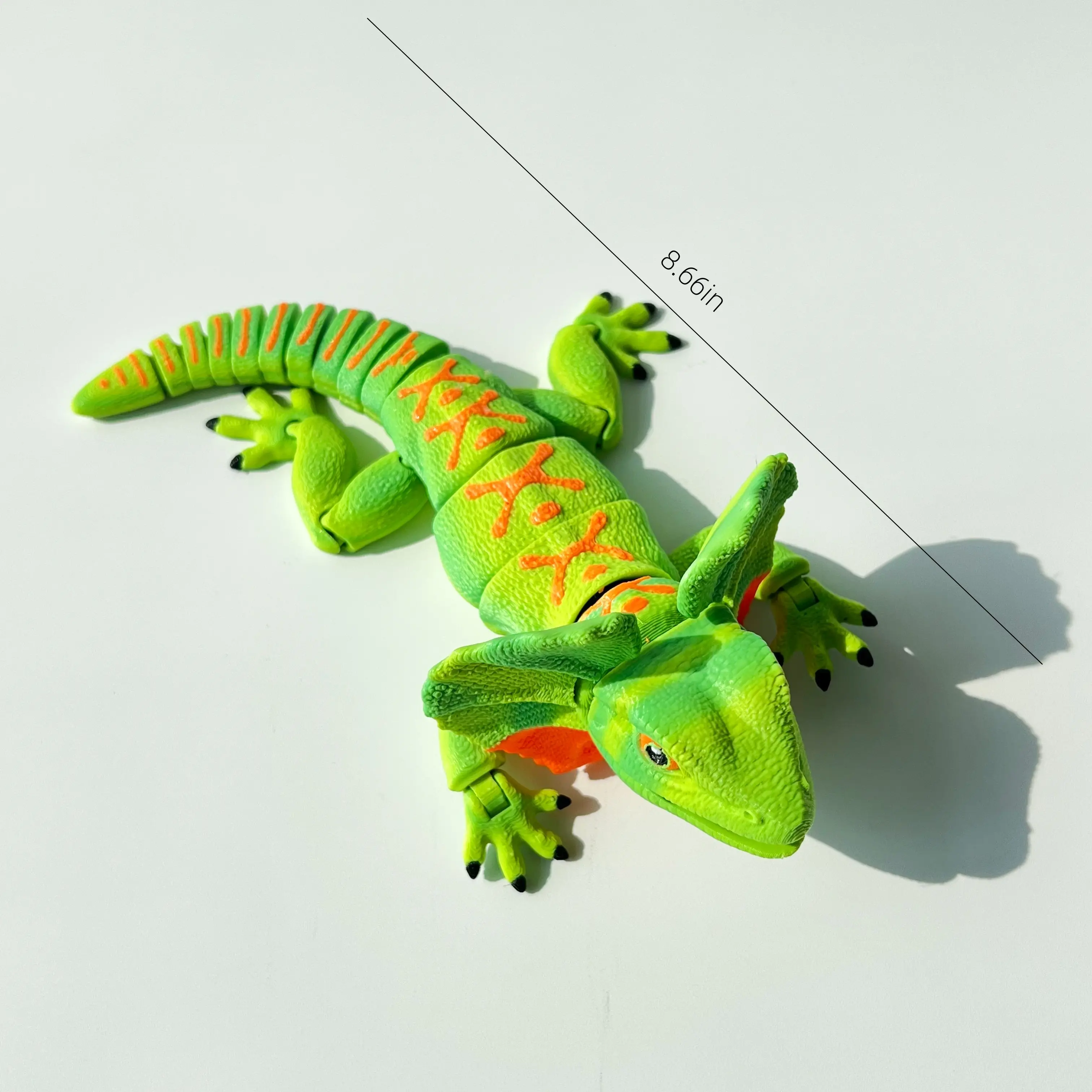 3D-Printed Lizard Tail Decor, Home Decor Statue Figurine for Home Supplies Display