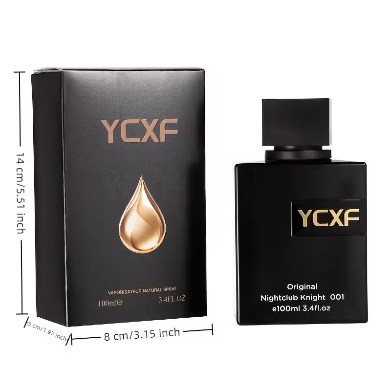 3.4 oz Men's Cologne Spray - YCXF Men's Cologne - Floral Gourmet Men's Fragrance - 6-8h Lasting Fragrance, Men's Charm Enhancer, Suitable for Dating and Daily Use, Christmas/Father's Day/Halloween Gifts