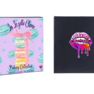 Blurring setting powder - La Le'zette Cherìe Blurring Setting Powder - Versatile Powder for setting, Smooth Finish, Suitable for All Skin Types - Flawless Cosmetic Makeup