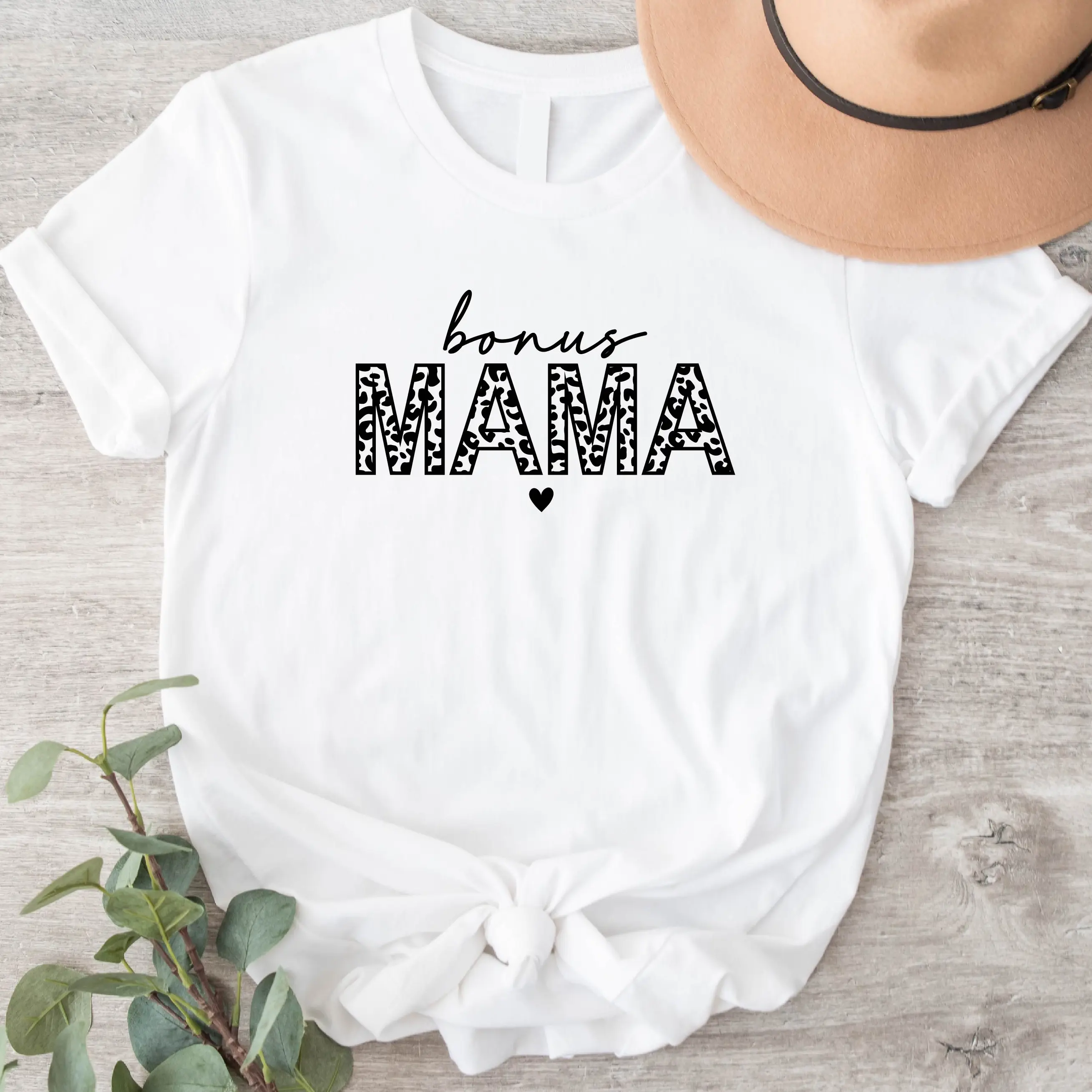 Bonus Mama T-Shirt, Step Mom Shirt, Mothers Day Gift Tee, Bonus Mom Tee, Birthday Present for Mom, Mother Life Short Sleeve, New Mommy Shirt.