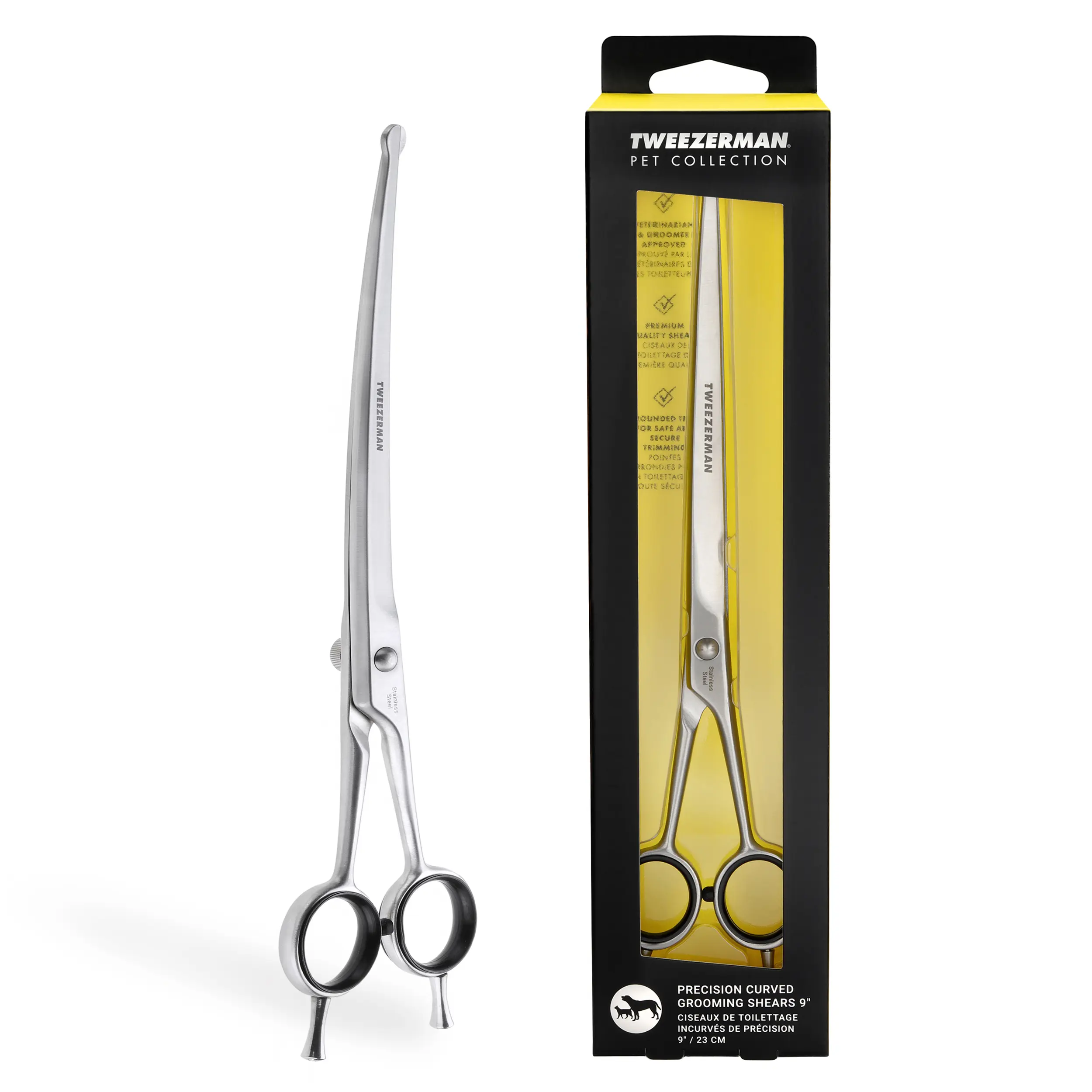 Tweezerman Curved Grooming Shears 9" Tweezerman Curved Grooming Shears 9"