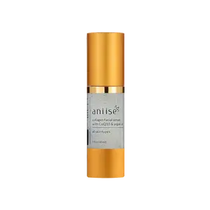 Aniise Collagen Facial Serum with CoQ10 & Argan Oil. Anti-aging, Brightening. With Hyaluronic Acid, Vitamin C & E
