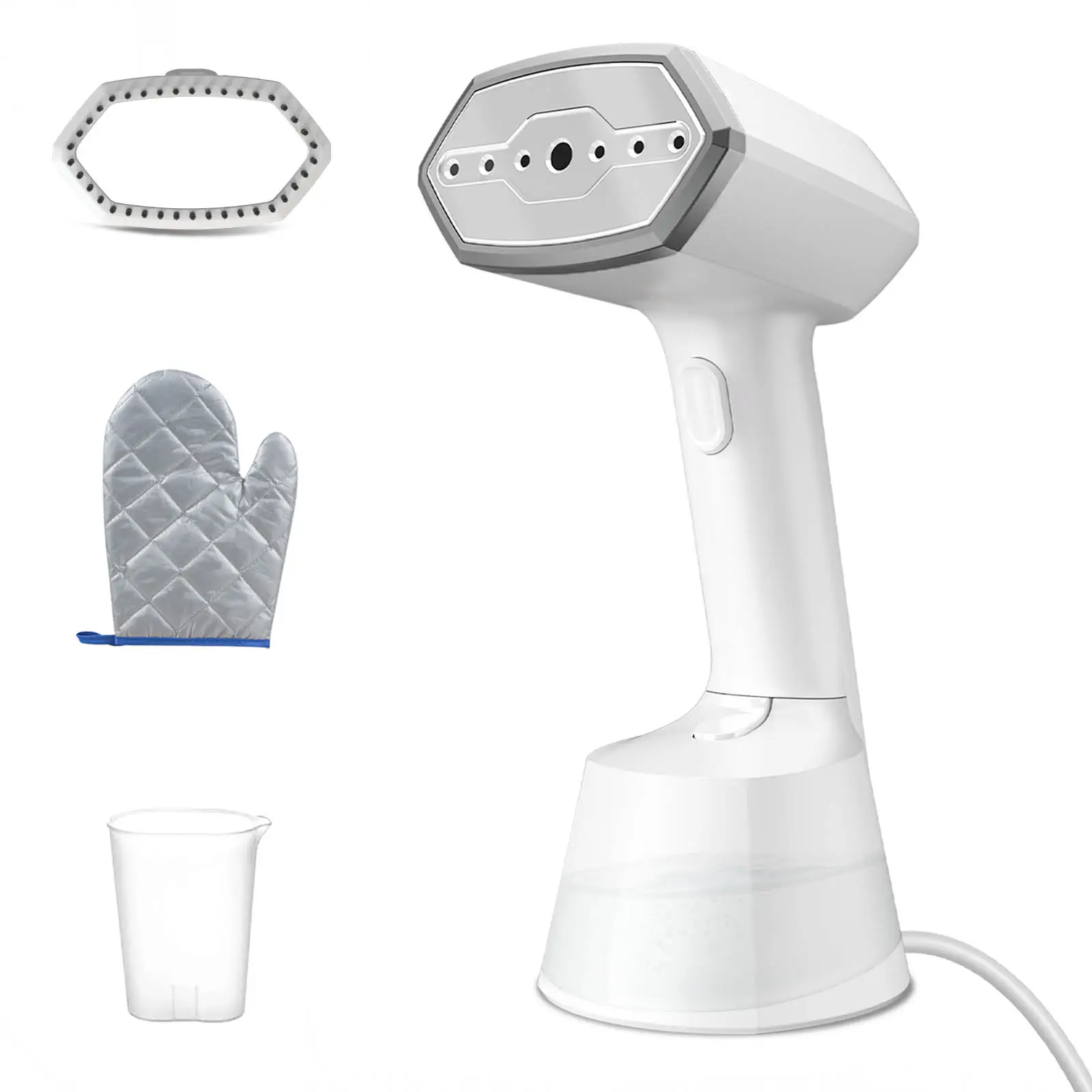 ELORTI Garment Steamer for Clothes,Hanrdheld Steamer & lron 2 In 1,Portable Travel Clothing Steamer lron,15s Fast HeatUp,280 ml Large water tank,Gentl