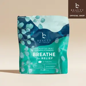 Beauty by Earth 14-Pack Shower Steamers - Gentle Aromatherapy Blend Lavender Citrus Eucalyptus Gentle Menthol Rosemary