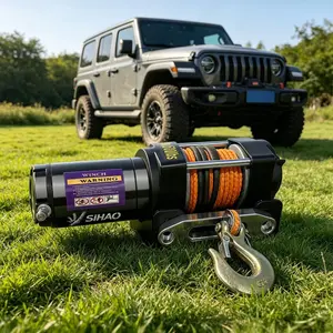 Winch off-road vehicle recovery trailer winch electric hoist winch small crane household winch