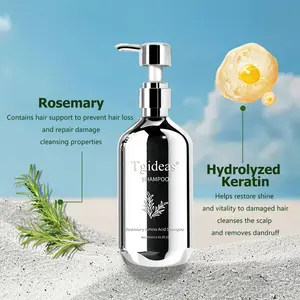 [mothersdaygift]  Tgideas Caviar & Rosemary Shampoo - Deeply Nourishing & Lightweight Volumizing, Formulated for Oily Hair to Enhance Shine, Softness, and Scalp Balance