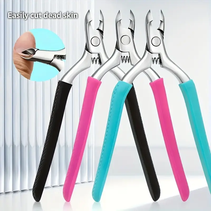 Stainless Steel Dead and Nail Clippers, Nail Trimmers, Nail Corner Trimmers, Nail Corner Knives, Nail Beauty Scissors, Stainless Steel Nail Trimmers, Nail Corner Scissors, Nail Corner Knives - Odorless Dead Remover with Pusher, Suitable Hand and Foot and