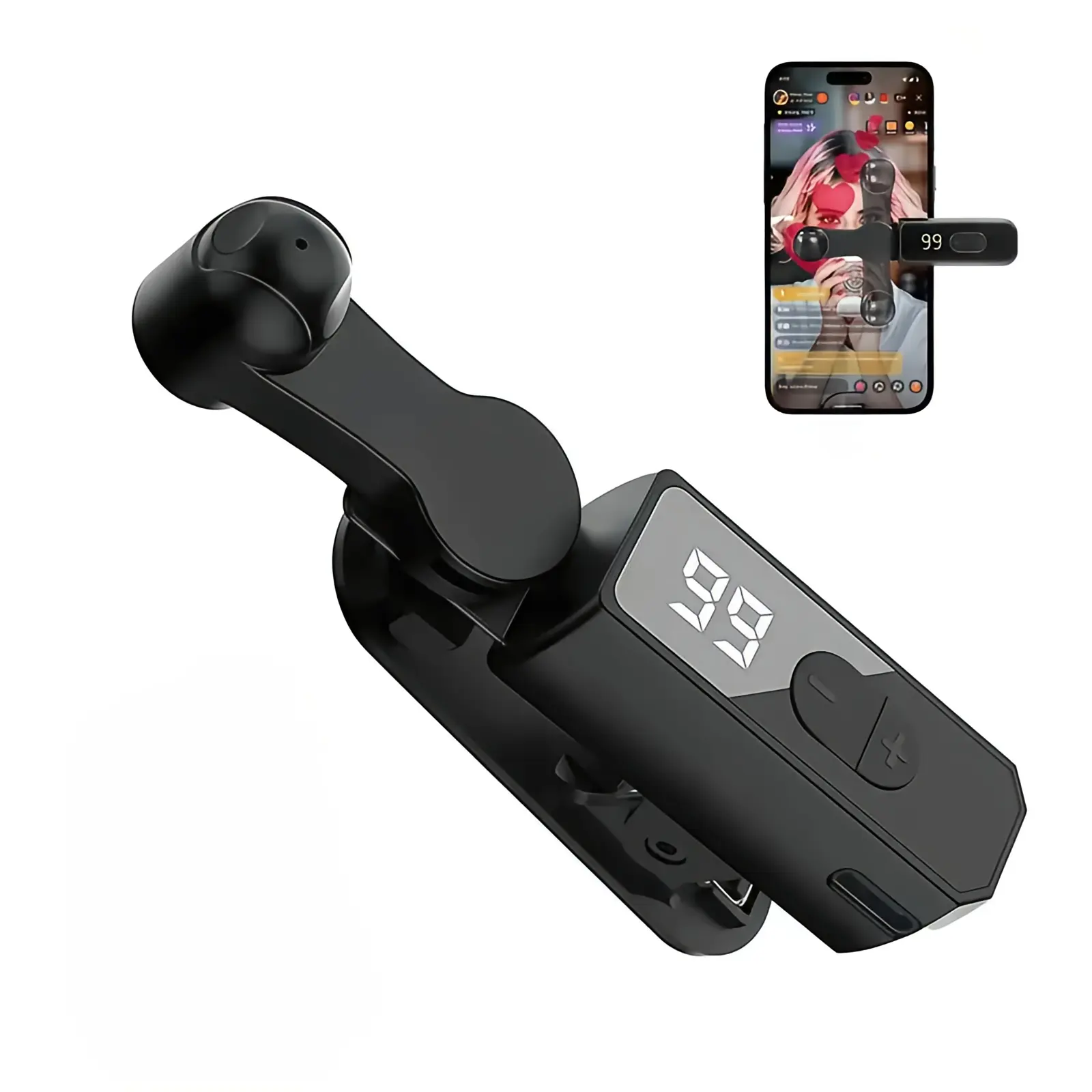 99 Speed Adjustable Auto Clicker, 2026 Upgraded Rechargeable Smartphone Tapper with Built-in Battery for Live Stream Likes, Gaming & Shopping Rewards