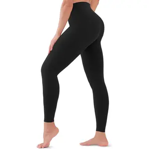 Sports & Outdoor Velvetods  Basics High Waist Leggings for Women - Opaque, Soft Tummy Control Athletic Pants for Yoga, Running, Workout and Gym