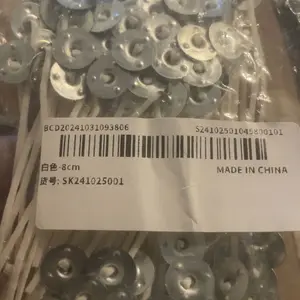 Premium Materials Smokeless Candle Wick, 100pcs/set Diy Candle Wicks with Holder, Candle Making Supplies for Home Decor, Diy Candle Making Accessories, Christmas Gift