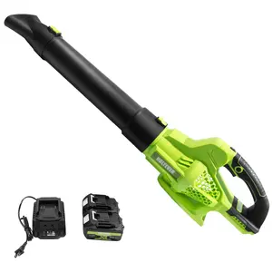 HOLYEVERTOOLS Cordless Turbo Blower for home, yard, clearing leaves, snow,battery for Makita.