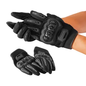 Touch Screen Full Finger Motorcycle Gloves, Outdoor Wear-resisting Sports Work Driving Riding Hiking Camping Climbing Motorcycle Anti-slip Gloves