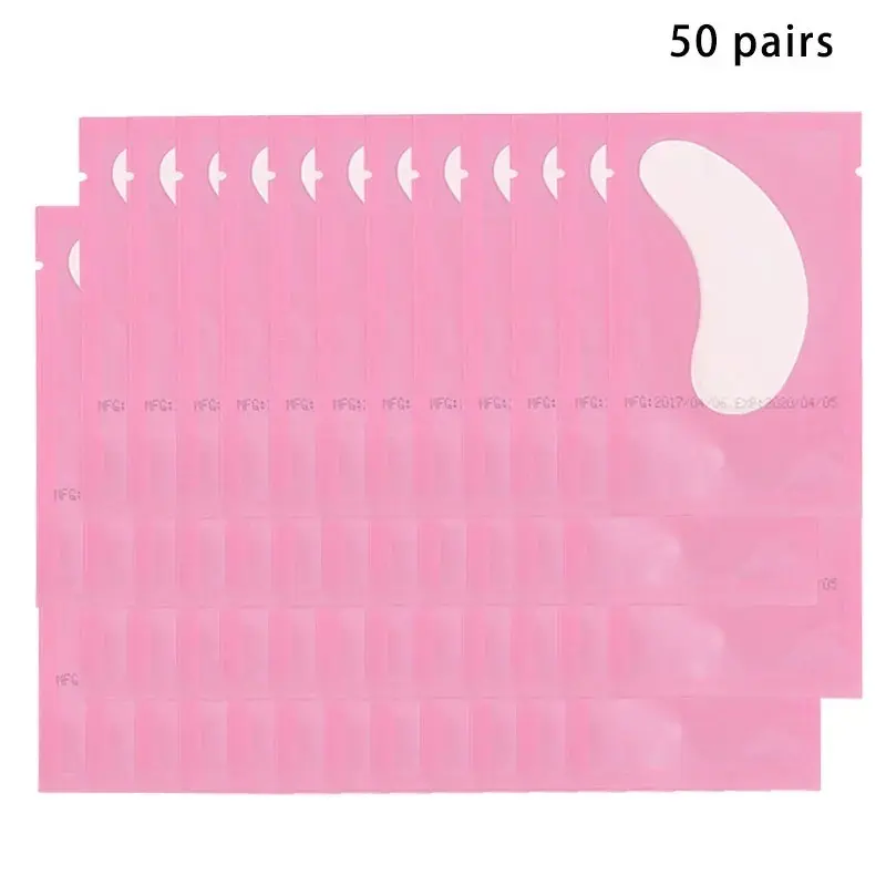 Eyelash Isolation Pads, Soft Comfortable Lower Eye Patches, 50/100 Pairs, Lash Extension Makeup Tools, Cosmetic Tool, Bulk Pack, Lash Separator Tool