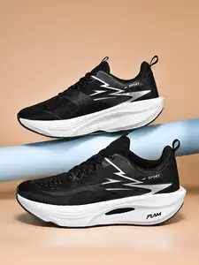 Men's High-Quality Running Shoes, Unisex Sports Shoes, Sporty Running Shoes, Carbon Board Technology, Breathable Mesh, Shock Absorption, Lightweight, Outdoor Activities, Athletic Running Shoes