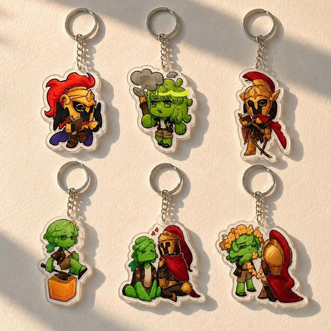 SFAWTDE DAWTDE AveryTheMayo & D3rlord3 Acrylic Keychain, Minecraft ARG Fan Art Gift