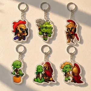 SFAWTDE DAWTDE AveryTheMayo & D3rlord3 Acrylic Keychain, Minecraft ARG Fan Art Gift