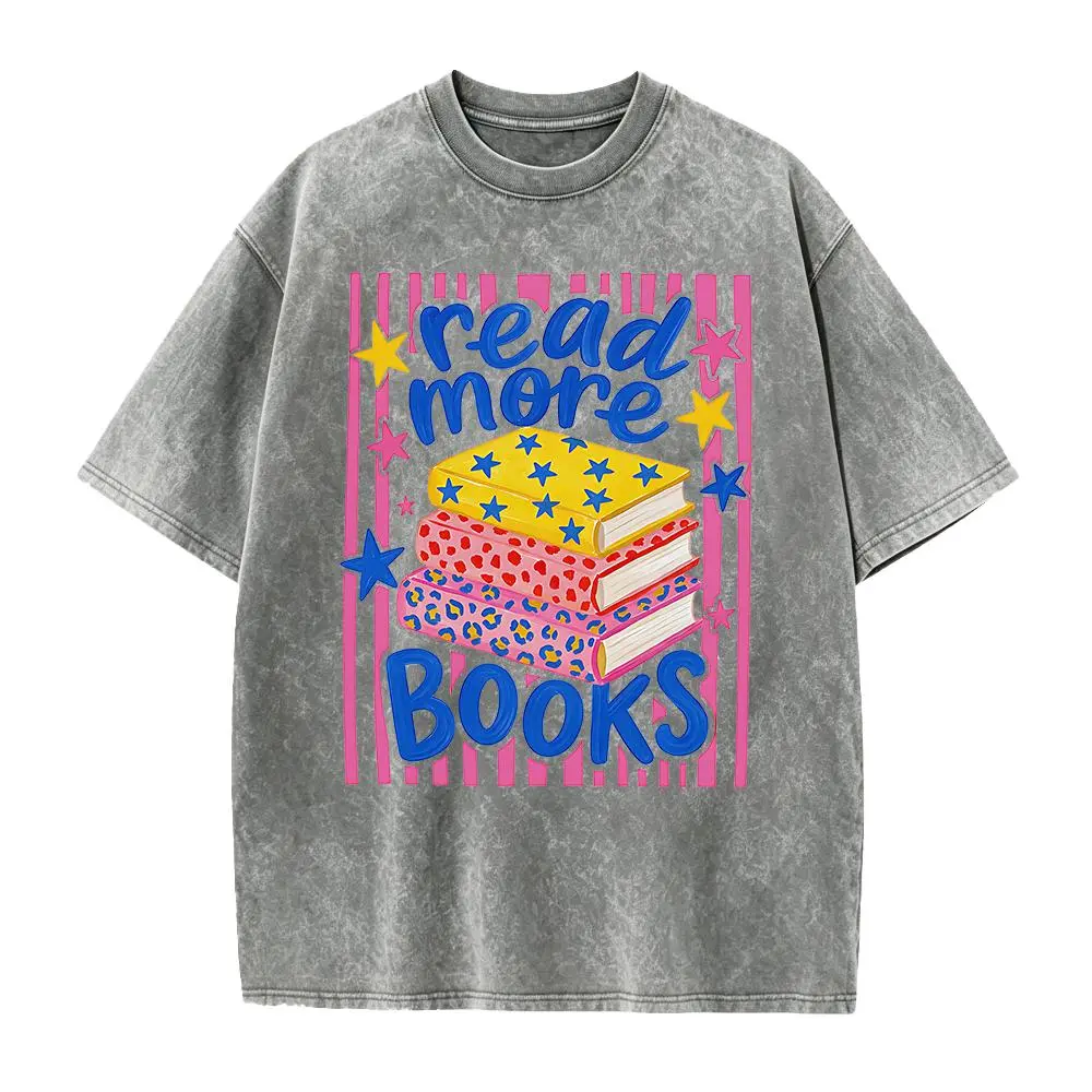 Women's Graphic Round Neck T-Shirt - Lightweight Bookish Tee for Librarians, Machine Washable, Reading Literature ELA Literacy Theme