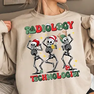Radiology Technologist Christmas Sweatshirt, Rad Tech Christmas Shirt, MRI Tech Shirt, Radiation Oncology T-Shirt, Xray Tech Christmas Tee M60