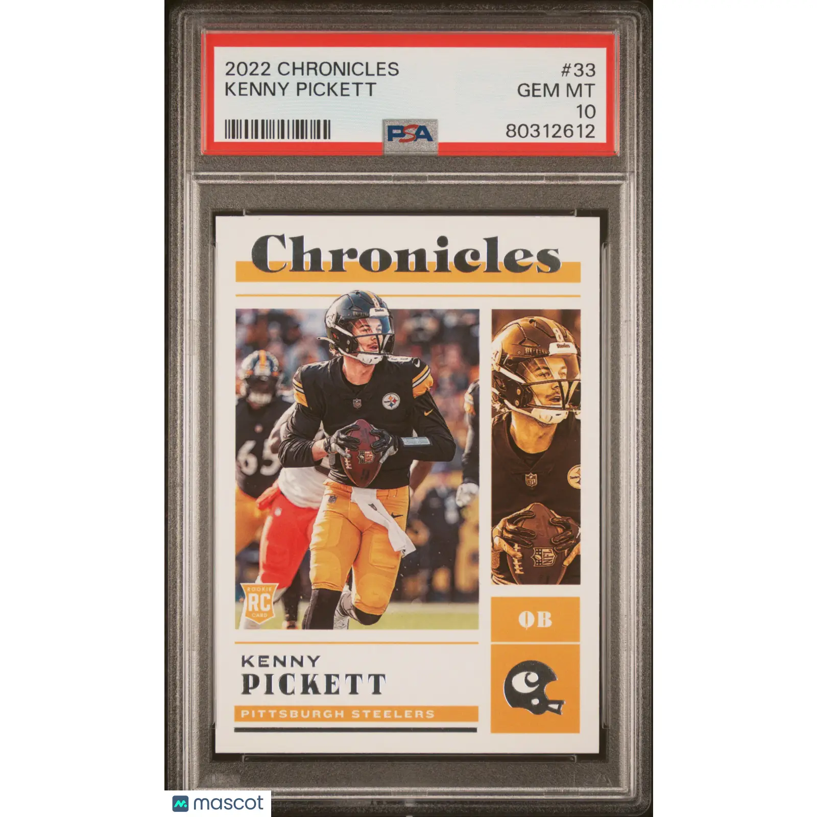 Kenny Pickett PSA 2022 Panini Chronicles #33 10