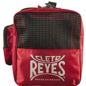 CLETO REYES Nylon Gym Bag - New - Black/Red