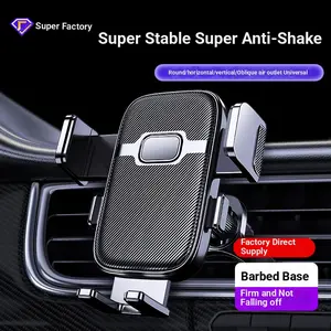 Car Phone Holder New Spiral Hook Design Multifunctional Navigation Car Mount, Durable Vehicle Accessory for Safe Driving