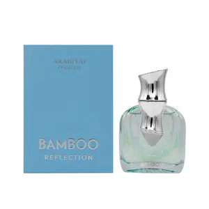 Arabiyat Prestige Bamboo Reflection EDP 3.4FL.OZ for Men Aromatic Aquatic Fragrance with Bergamot Lemon Spicy Notes