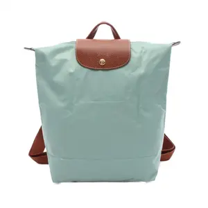 Pre-owned Longchamp Canvas Tote Bags Le Pliage Original Leather Backpack