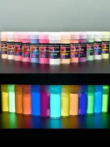 Fluorescent Powder 20g Luminescent Resin Pigment, DIY Epoxy Mold Nail Art Glitter, Glow-In-The-Dark Jewelry Making Material, Art Craft Supplies