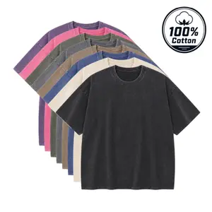 Men’s Oversized Washed Cotton T-Shirt, 100% Cotton Loose Fit Crewneck Tee, Casual Streetwear Short Sleeve Shirt,Suitable for daily wear and fitness activities.