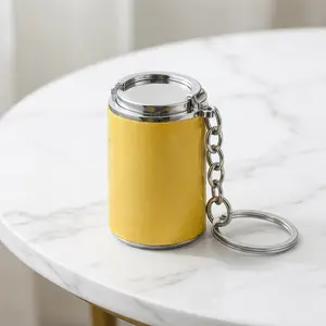 2-in-1able Pocket Change Holder Snap Lock Keychain Stress Relief Piggy Bank Daily Carry-MM1