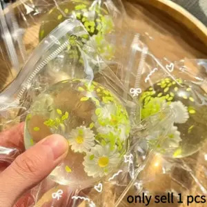 Chrysanthemum Malt Sugar Squeeze Toy, Stress Relief Anxiety Release, Soft Realistic Transparent Slow Rebound, Gift for Friends Family