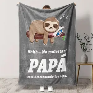 1pc Spanish, Father's Day Gifts, Father's Day Gift Blanket, Gifts for Dad from Daughter and Son, Father's Day Birthday, Christmas, Valentine's Day