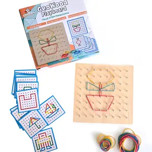 Channie’s GeoWood Playboard - STEM Manipulative Toy for Kids