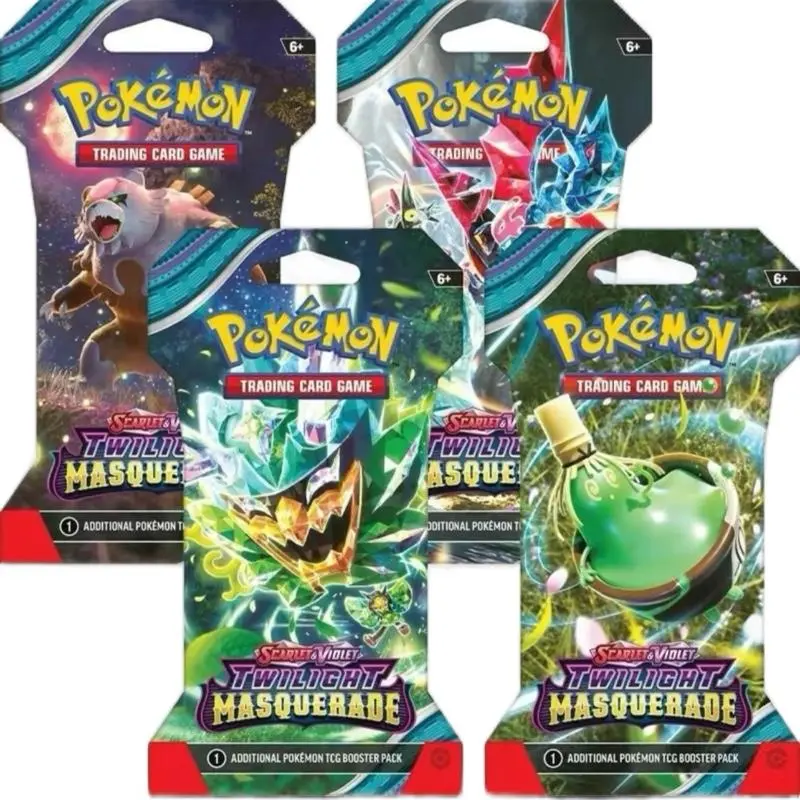 Twilight Masquerade Pokémon Sleeved Booster Pack Trading Card Box Random Pack