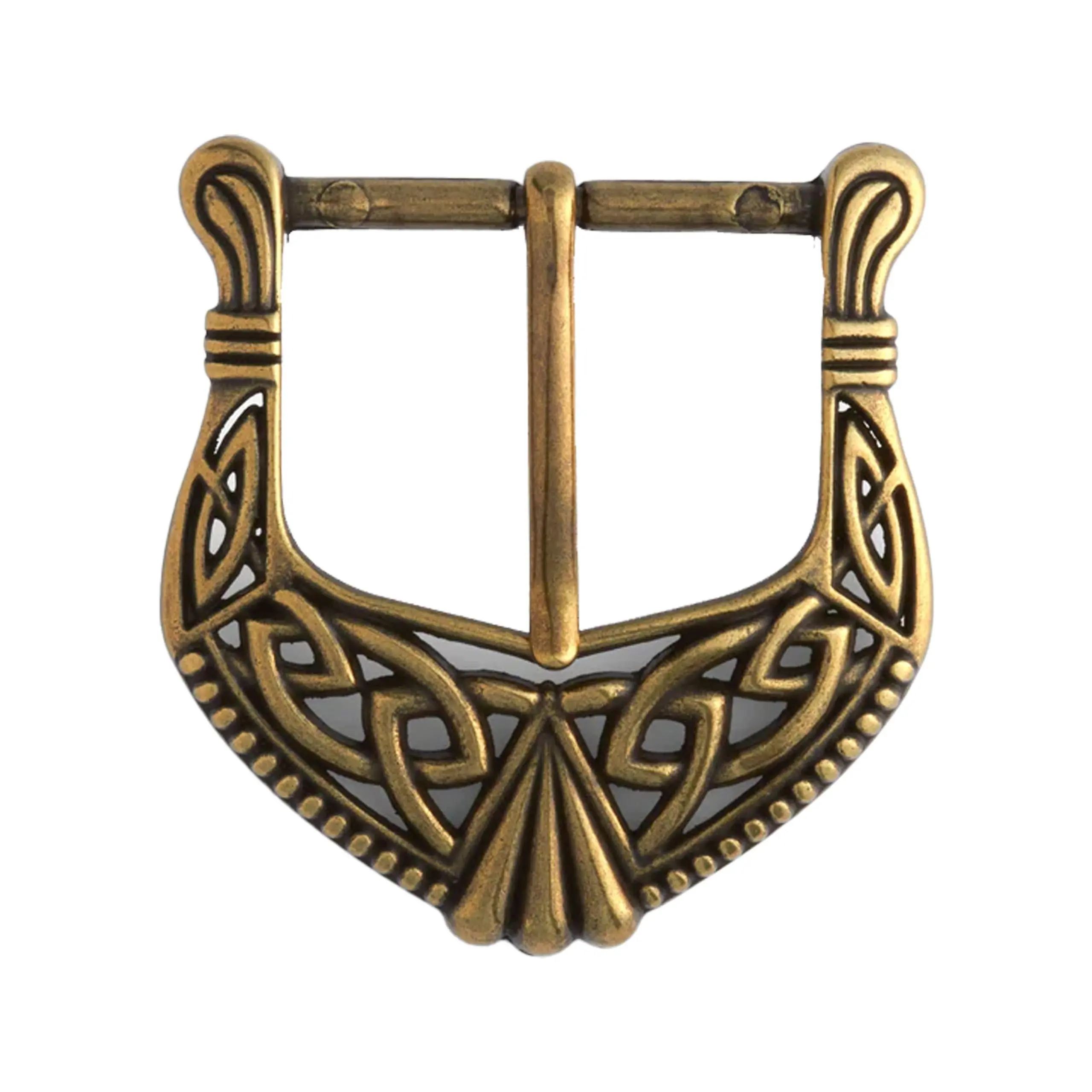 Tandy Leather Celtic Belt Buckle for Custom Leather Belts - Decorative Metal Hardware for DIY Leathercraft Projects