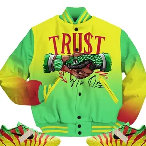 Ja 3 Jurassic Park Explorer Outfit Varsity Jacket, Snake Trust No One Shirts To Match Sneaker Streetwear