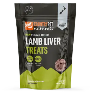 Lamb Liver Raw Freeze-Dried - 4oz Bag